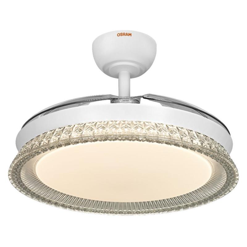 OSRAM Ceiling Fan Cierzo 1220 mm 60W CCT RGB Deckenventilator mit LED-Licht und Fernbedienung